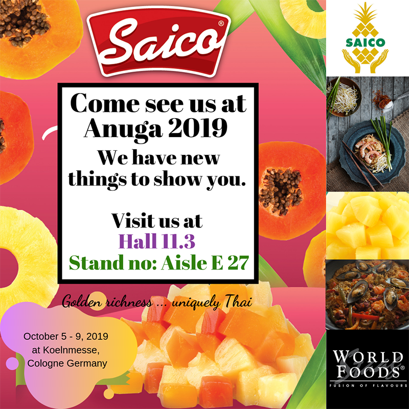 Come see us at Anuga 2019 2 B
