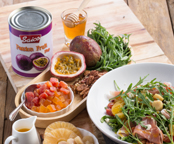 Fruit Salad with Passion Fruit Vinaigrette T
